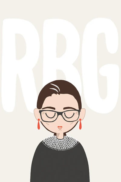Women's Empowerment: Rbg Portrait by The Beau Studio