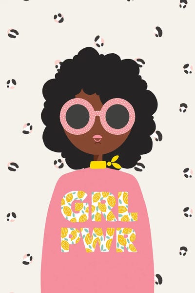 Grl Pwr by The Beau Studio framed canvas print