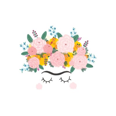 Frida Flowers by The Beau Studio canvas print