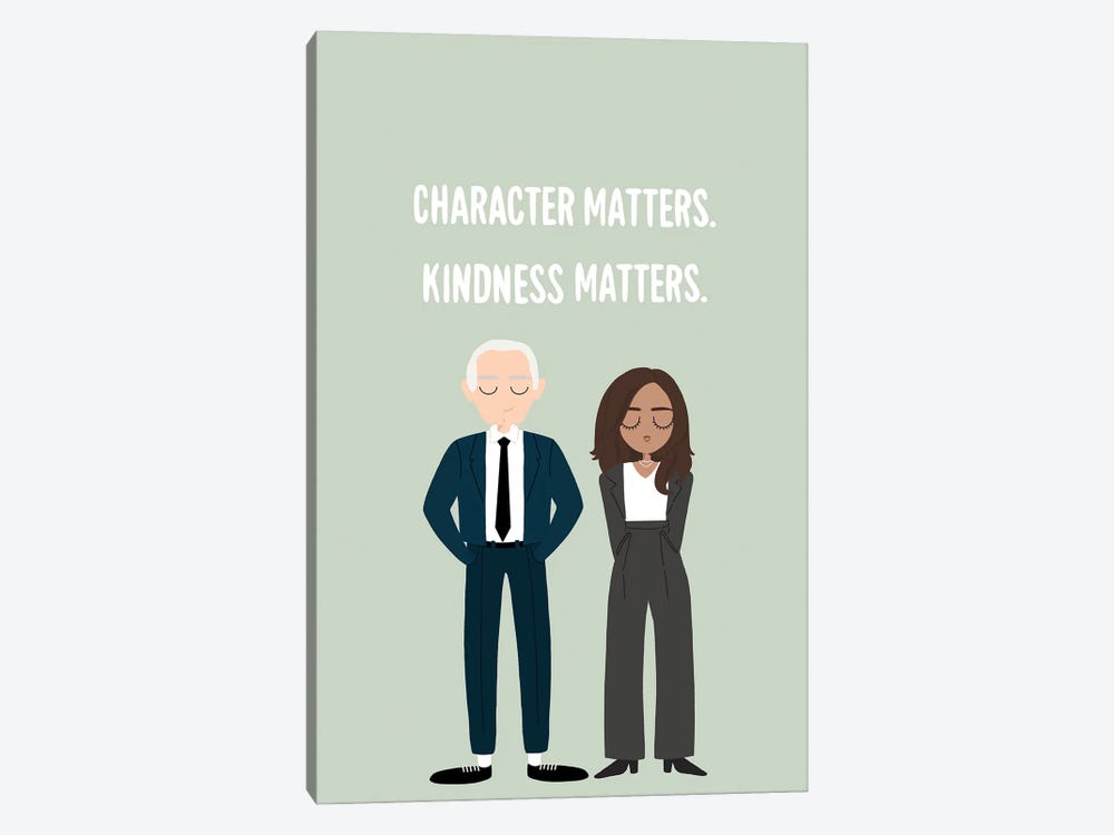 Character Matters, Kindness Matters by The Beau Studio 1-piece Canvas Artwork