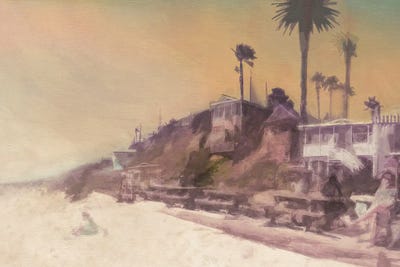 Girl on the Beach by Noah Bay canvas print