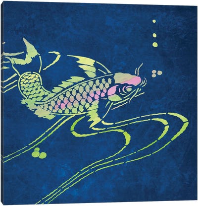 Koi II Canvas Art Print - Koi Fish Art
