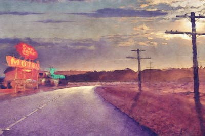 Last Motel by Noah Bay metal wall art