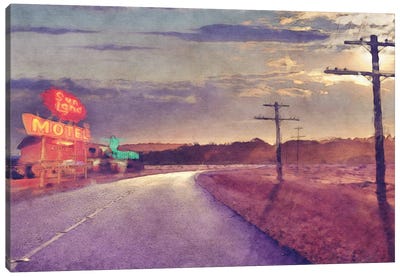 Last Motel Canvas Art Print