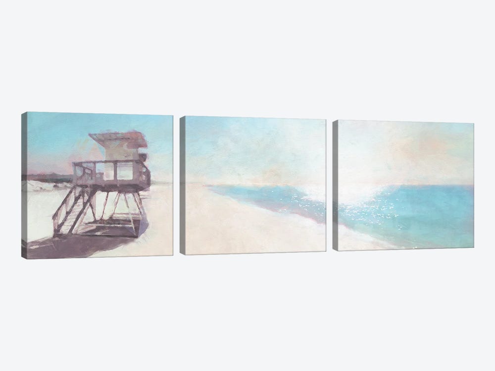 Solitary Hut by Noah Bay 3-piece Canvas Print