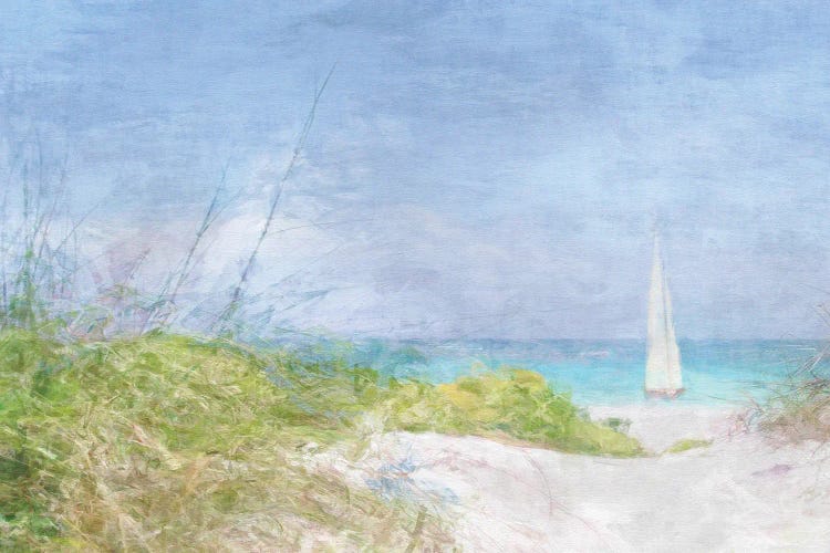 Solitary Yacht by Noah Bay wall art