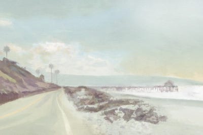 Towards the Pier by Noah Bay metal wall art