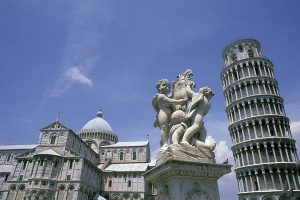 Pisa: Piazza del Duomo (Cathedral Square), Pisa, Tuscany Region, Italy by Bill Bachmann
