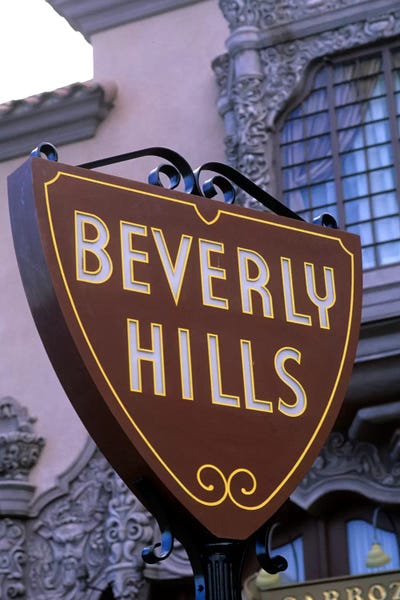 Beverly Hills: Beverly Hills Street Sign, Los Angeles County, California, USA by Bill Bachmann
