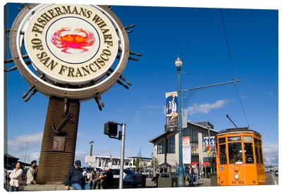 Fisherman's Wharf, San Francisco, California, USA Canvas Art Print