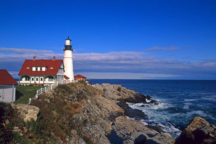 Portland Head Light I, Cape Elizabeth, Cumberland County, Maine, USA