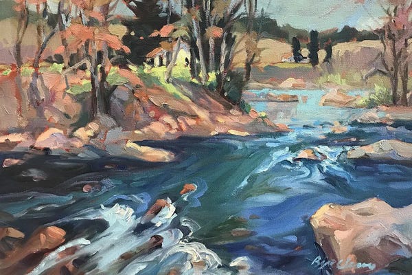 Barbara Cleary: Maine River by Barbara Cleary