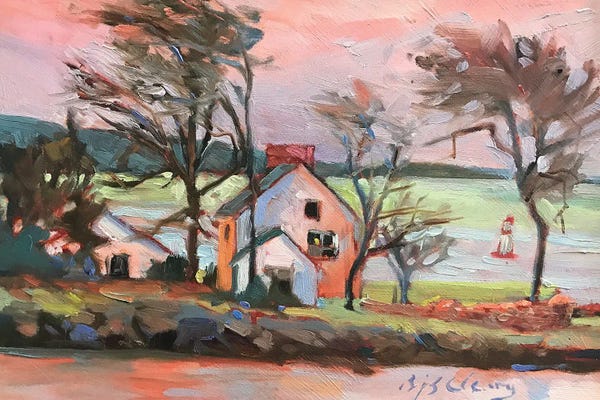 Pink Sky Maine