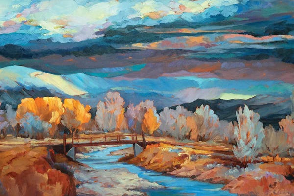 New Mexico: Rio Pueblo River by Barbara Cleary