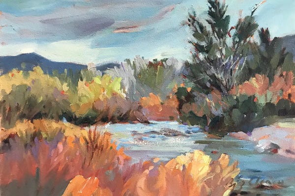 Barbara Cleary: Untitled New Mexico Landscape by Barbara Cleary