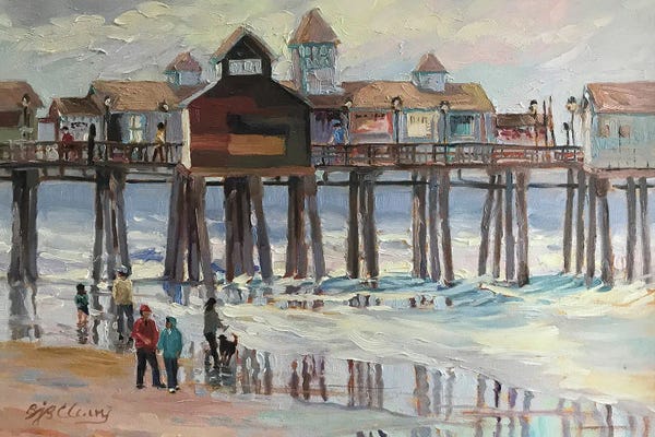 Beach Scene Maine