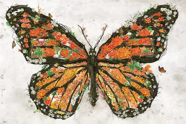 Embellished Animals: Monarch Butterfly by Barrett Biggers