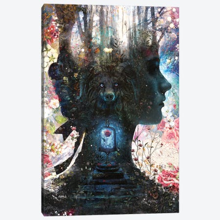 A Beauty and Her Beast Canvas Print #BBI130} by Barrett Biggers Canvas Artwork