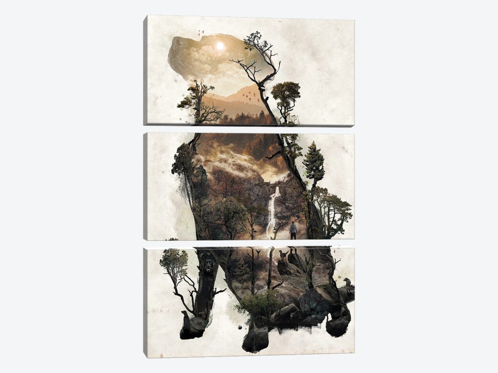 Labrador Retriever by Barrett Biggers 3-piece Canvas Print