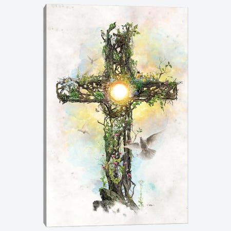 Cross Of Christ Canvas Print #BBI147} by Barrett Biggers Canvas Art