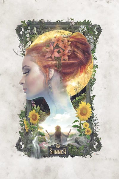 Summer by Barrett Biggers framed wall art