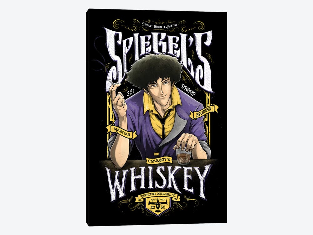 Cowboy Whiskey by Barrett Biggers 1-piece Canvas Art