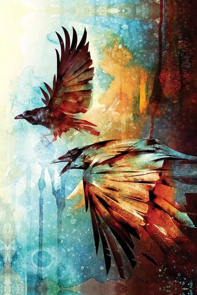 Barrett Biggers: Crows In Flight by Barrett Biggers
