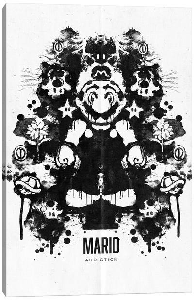 Addiction Canvas Art Print - Super Mario Bros