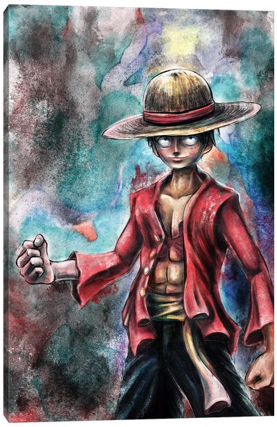 Monkey Pirate Canvas Art Print - One Piece