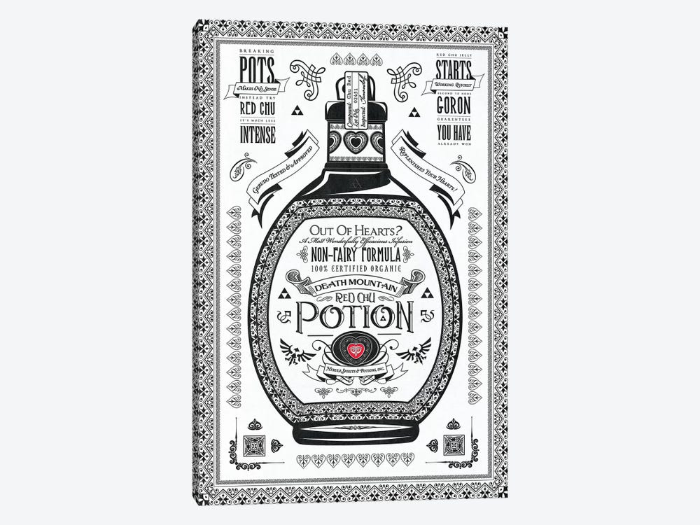 Red Potion by Barrett Biggers 1-piece Canvas Artwork