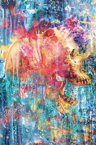 Barrett Biggers: Splatter Skull by Barrett Biggers
