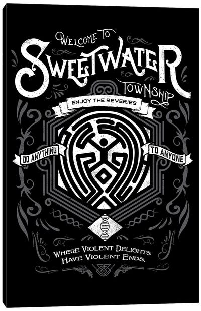 Sweetwater Canvas Art Print - Westworld