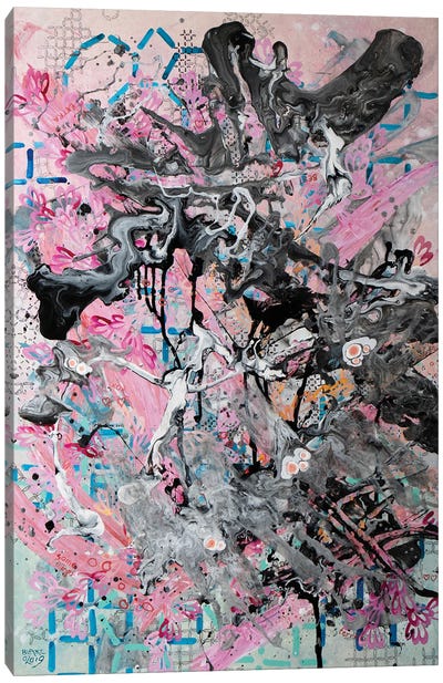 So Actually That Is Cool Canvas Art Print - Similar to Jackson Pollock