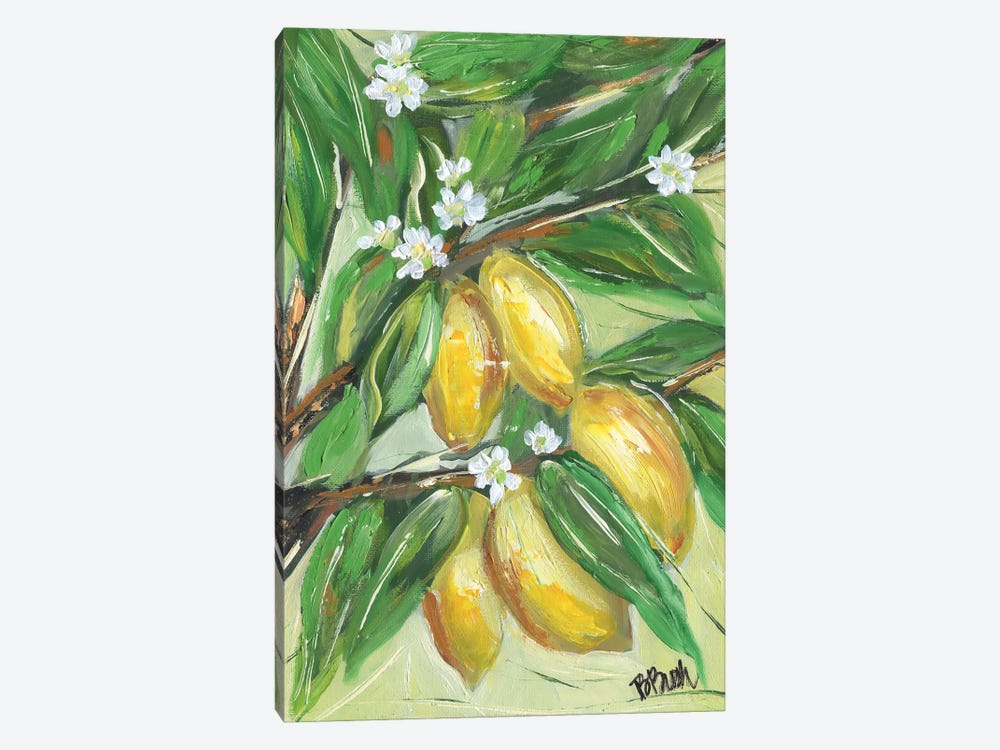 Love Lemons by Brenda Bush 1-piece Canvas Art Print