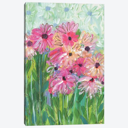 Every Things Coming Up Daisies Canvas Print #BBN142} by Brenda Bush Canvas Art