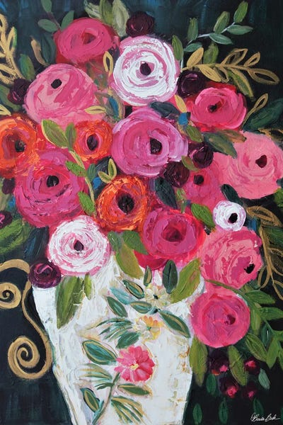 It's All About That Vase by Brenda Bush framed canvas print