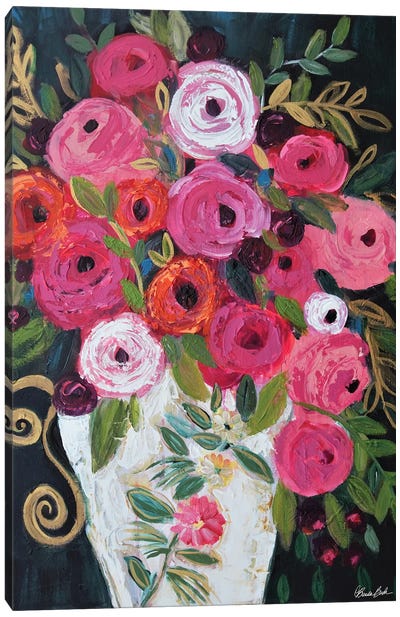 It's All About That Vase Canvas Art Print - Brenda Bush