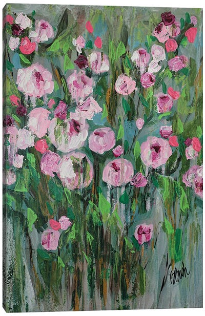 Rose Garden Canvas Art Print - Brenda Bush