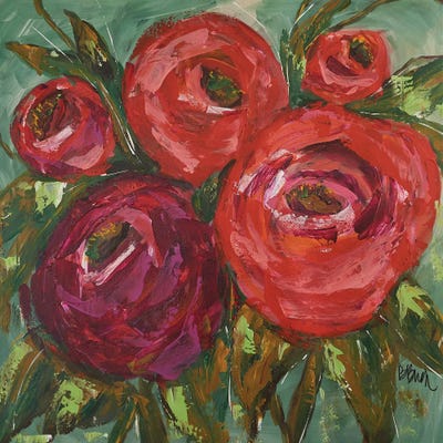 Ranuculas by Brenda Bush art print