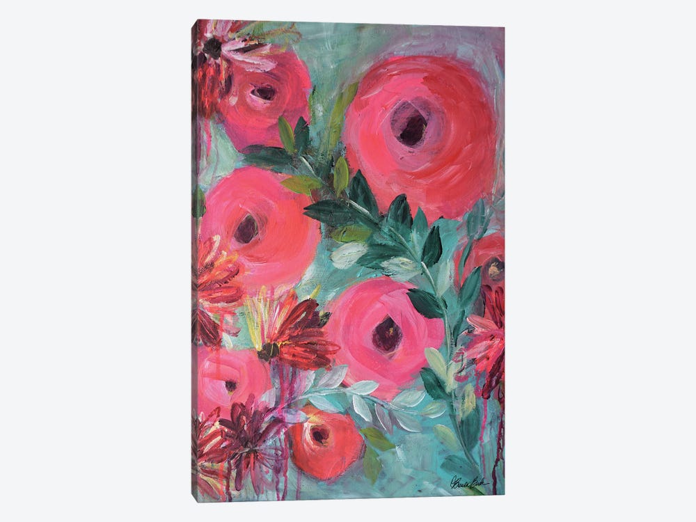 Pretty In Pink by Brenda Bush 1-piece Canvas Artwork