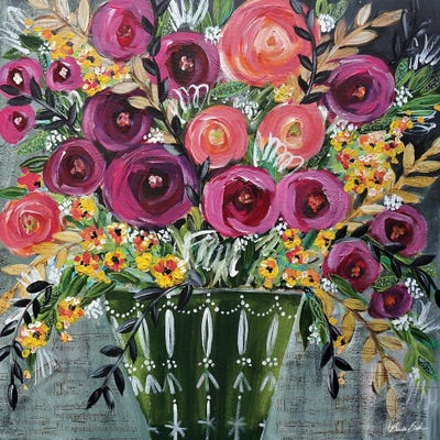 Music Running Through My Mind by Brenda Bush framed canvas print