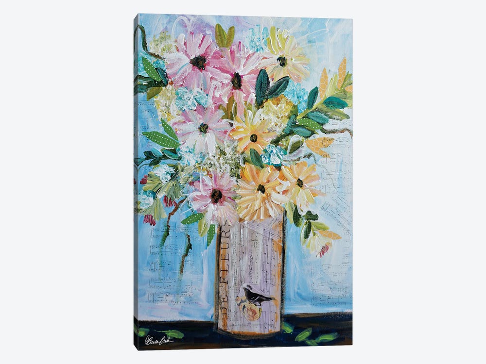 De Fleur by Brenda Bush 1-piece Canvas Art Print