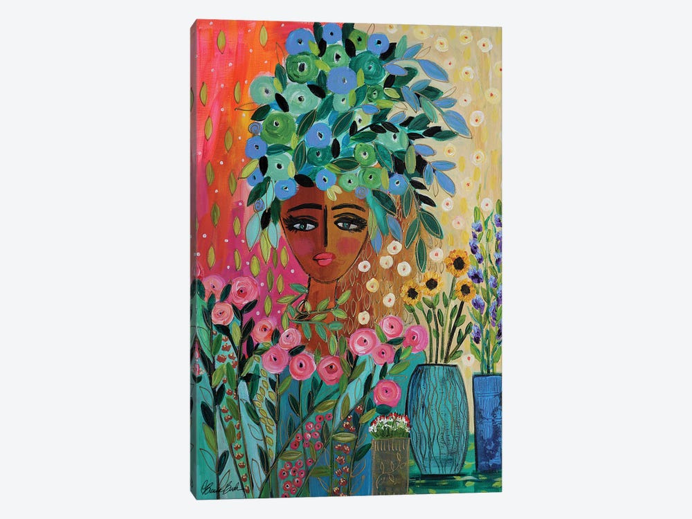 Green Goddess by Brenda Bush 1-piece Canvas Artwork