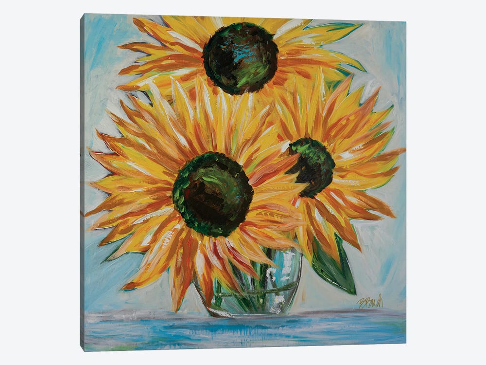 Sunshine In A Vase by Brenda Bush 1-piece Canvas Artwork