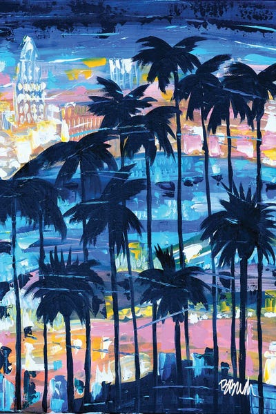 City Sunrises & Sunsets: Diane's View Of Los Angeles by Brenda Bush