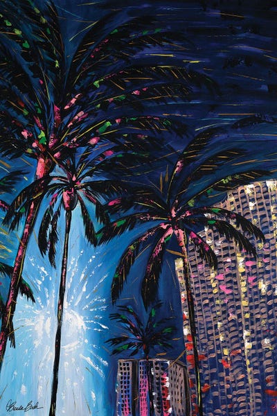 Los Angeles: Kathleen's View by Brenda Bush