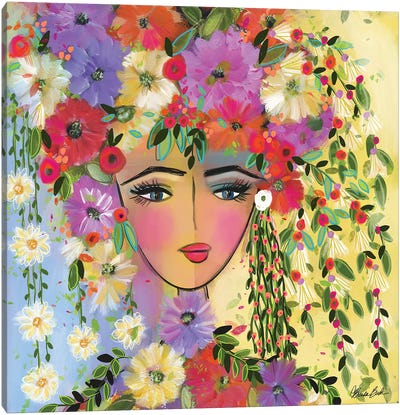 Flower Child Canvas Art Print - Brenda Bush