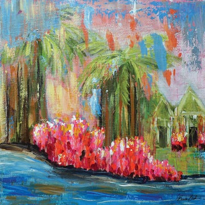 Perfect Paradise by Brenda Bush framed canvas print