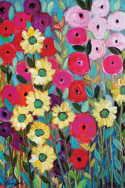 You Make My Heart Sing by Brenda Bush framed canvas print