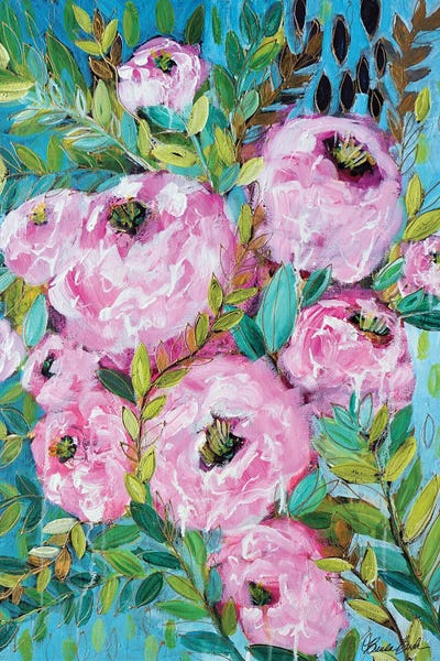 Peonies: Pink Peonies by Brenda Bush